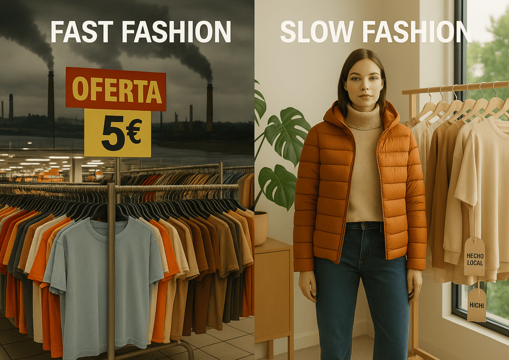 Fast Fashion vs Slow Fashion: 2 formas de consumir moda, 2 futuros posibles